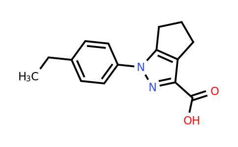 CAS 926204-51-5 | 1-(4-Ethylphenyl)-1H,4H,5H,6H-cyclopenta[c]pyrazole-3-carboxylic acid