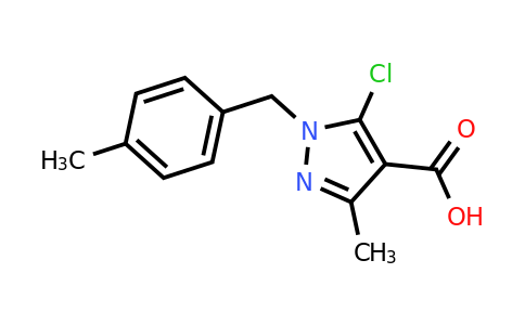 CAS 926205-49-4 | 5-chloro-3-methyl-1-[(4-methylphenyl)methyl]-1H-pyrazole-4-carboxylic acid