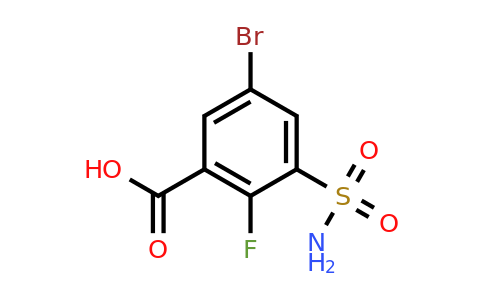 CAS 926207-85-4 | 5-bromo-2-fluoro-3-sulfamoylbenzoic acid