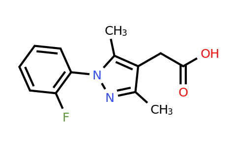 CAS 926211-55-4 | 2-[1-(2-Fluorophenyl)-3,5-dimethyl-1H-pyrazol-4-yl]acetic acid