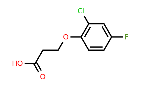 CAS 926214-74-6 | 3-(2-Chloro-4-fluorophenoxy)propanoic acid