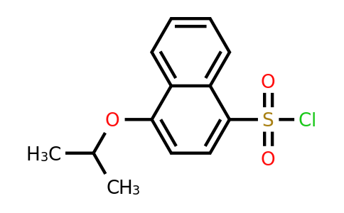CAS 926214-82-6 | 4-(Propan-2-yloxy)naphthalene-1-sulfonyl chloride