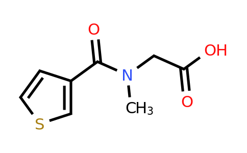 2-(N-Methyl-1-thiophen-3-ylformamido)acetic acid