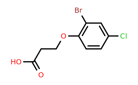 CAS 926217-84-7 | 3-(2-Bromo-4-chlorophenoxy)propanoic acid