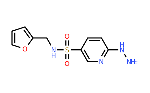 CAS 926220-15-7 | N-(Furan-2-ylmethyl)-6-hydrazinylpyridine-3-sulfonamide
