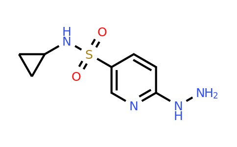 CAS 926221-37-6 | N-Cyclopropyl-6-hydrazinylpyridine-3-sulfonamide