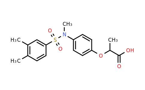 CAS 926221-69-4 | 2-[4-(N-Methyl3,4-dimethylbenzenesulfonamido)phenoxy]propanoic acid