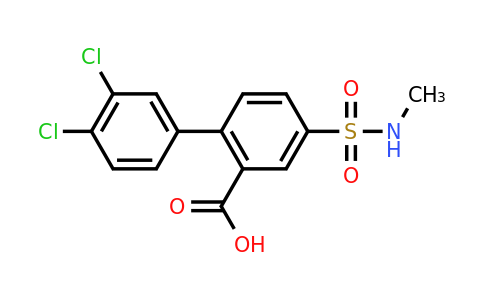 CAS 926225-12-9 | 2-(3,4-Dichlorophenyl)-5-(methylsulfamoyl)benzoic acid
