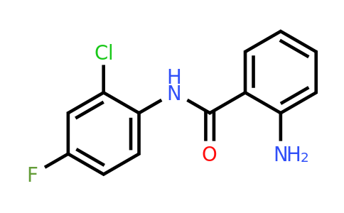 CAS 926225-35-6 | 2-Amino-N-(2-chloro-4-fluorophenyl)benzamide