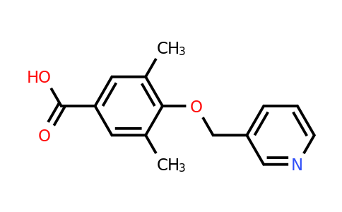 CAS 926230-66-2 | 3,5-Dimethyl-4-[(pyridin-3-yl)methoxy]benzoic acid