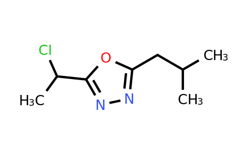 CAS 926231-94-9 | 2-(1-Chloroethyl)-5-(2-methylpropyl)-1,3,4-oxadiazole