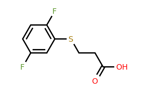 CAS 926232-57-7 | 3-[(2,5-Difluorophenyl)sulfanyl]propanoic acid