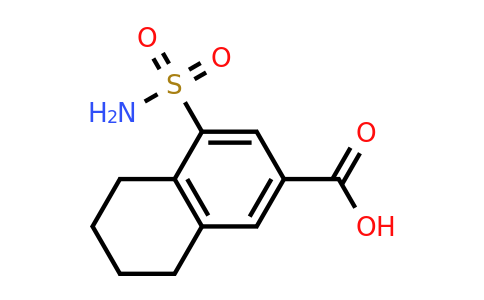 CAS 926233-40-1 | 4-Sulfamoyl-5,6,7,8-tetrahydronaphthalene-2-carboxylic acid