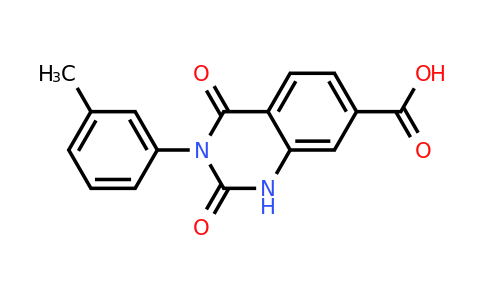 CAS 926234-11-9 | 3-(3-Methylphenyl)-2,4-dioxo-1,2,3,4-tetrahydroquinazoline-7-carboxylic acid