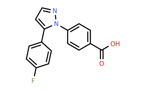 CAS 926237-30-1 | 4-[5-(4-Fluorophenyl)-1H-pyrazol-1-yl]benzoic acid