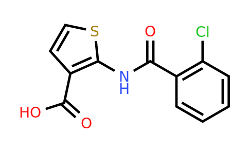 CAS 926240-02-0 | 2-(2-Chlorobenzamido)thiophene-3-carboxylic acid