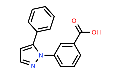 CAS 926240-48-4 | 3-(5-Phenyl-1H-pyrazol-1-yl)benzoic acid