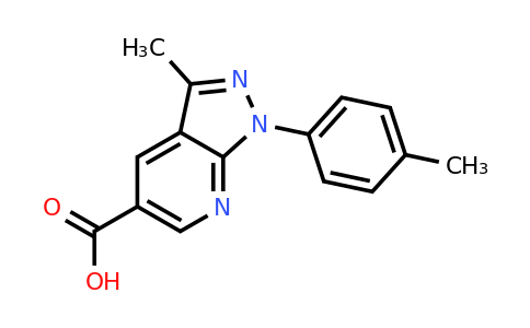 CAS 926240-67-7 | 3-Methyl-1-(4-methylphenyl)-1H-pyrazolo[3,4-b]pyridine-5-carboxylic acid