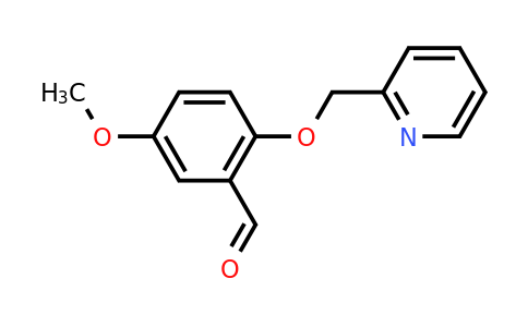CAS 926240-98-4 | 5-Methoxy-2-(pyridin-2-ylmethoxy)benzaldehyde