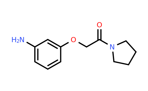 CAS 926242-86-6 | 2-(3-Aminophenoxy)-1-(pyrrolidin-1-yl)ethan-1-one