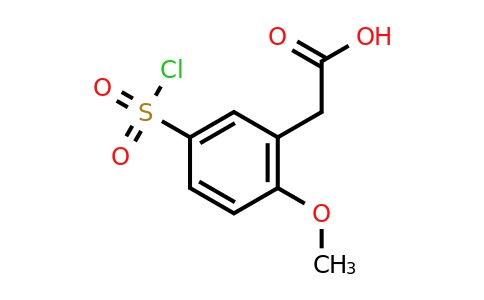 CAS 926244-40-8 | 2-[5-(Chlorosulfonyl)-2-methoxyphenyl]acetic acid