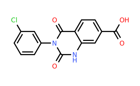 CAS 926247-48-5 | 3-(3-Chlorophenyl)-2,4-dioxo-1,2,3,4-tetrahydroquinazoline-7-carboxylic acid