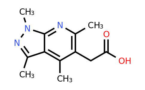 CAS 926249-18-5 | 2-{tetramethyl-1H-pyrazolo[3,4-b]pyridin-5-yl}acetic acid