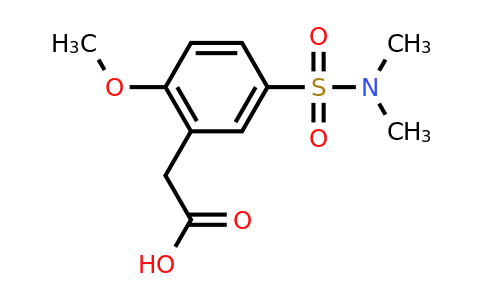CAS 926249-45-8 | 2-[5-(Dimethylsulfamoyl)-2-methoxyphenyl]acetic acid