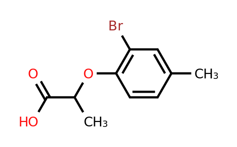 CAS 926252-65-5 | 2-(2-Bromo-4-methylphenoxy)propanoic acid
