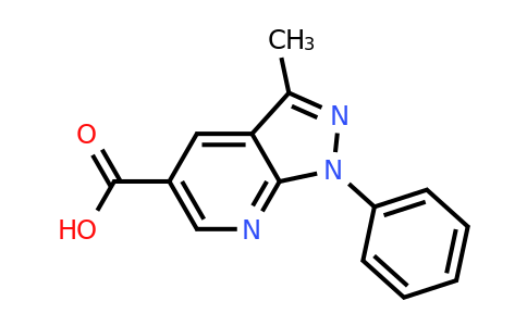 CAS 926253-76-1 | 3-Methyl-1-phenyl-1H-pyrazolo[3,4-b]pyridine-5-carboxylic acid