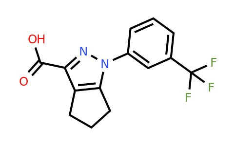 CAS 926254-24-2 | 1-[3-(Trifluoromethyl)phenyl]-1H,4H,5H,6H-cyclopenta[c]pyrazole-3-carboxylic acid