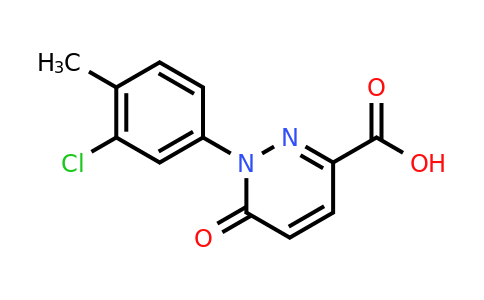 CAS 926256-15-7 | 1-(3-Chloro-4-methylphenyl)-6-oxo-1,6-dihydropyridazine-3-carboxylic acid