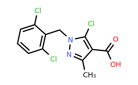 CAS 926257-56-9 | 5-chloro-1-[(2,6-dichlorophenyl)methyl]-3-methyl-1H-pyrazole-4-carboxylic acid