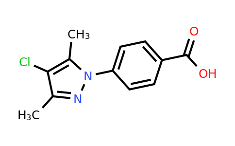 CAS 926257-72-9 | 4-(4-chloro-3,5-dimethyl-1H-pyrazol-1-yl)benzoic acid
