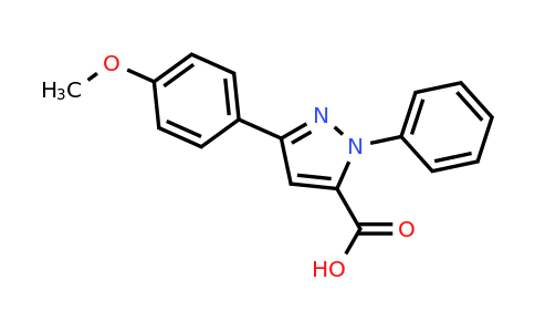 CAS 926257-89-8 | 3-(4-methoxyphenyl)-1-phenyl-1H-pyrazole-5-carboxylic acid
