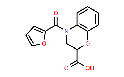 CAS 926258-37-9 | 4-(Furan-2-carbonyl)-3,4-dihydro-2H-1,4-benzoxazine-2-carboxylic acid