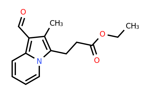 CAS 926258-53-9 | Ethyl 3-(1-formyl-2-methylindolizin-3-yl)propanoate