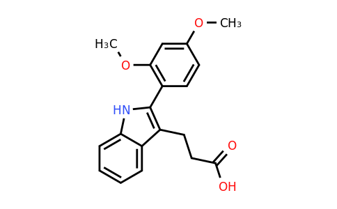 CAS 926259-58-7 | 3-[2-(2,4-Dimethoxyphenyl)-1H-indol-3-yl]propanoic acid