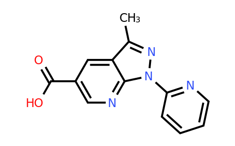 CAS 926260-09-5 | 3-Methyl-1-(pyridin-2-yl)-1H-pyrazolo[3,4-b]pyridine-5-carboxylic acid