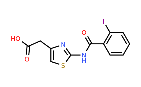 CAS 926261-49-6 | 2-[2-(2-Iodobenzamido)-1,3-thiazol-4-yl]acetic acid