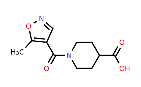 CAS 926261-98-5 | 1-(5-Methyl-1,2-oxazole-4-carbonyl)piperidine-4-carboxylic acid