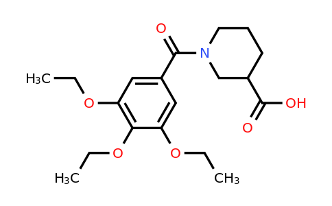 CAS 926262-25-1 | 1-(3,4,5-triethoxybenzoyl)piperidine-3-carboxylic acid
