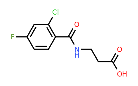 CAS 926262-47-7 | 3-[(2-Chloro-4-fluorophenyl)formamido]propanoic acid