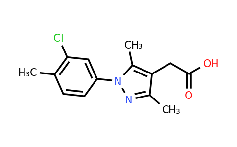CAS 926265-54-5 | 2-[1-(3-Chloro-4-methylphenyl)-3,5-dimethyl-1H-pyrazol-4-yl]acetic acid