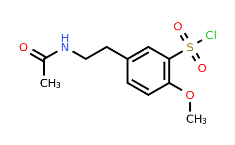 CAS 926266-15-1 | 5-(2-acetamidoethyl)-2-methoxybenzene-1-sulfonyl chloride