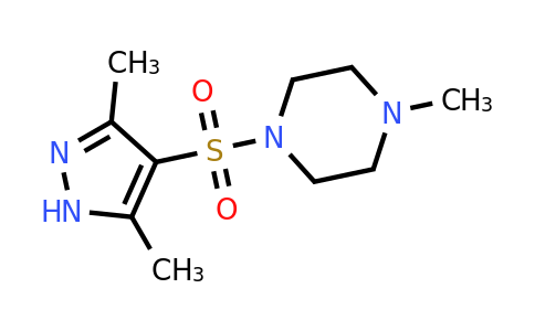 CAS 926266-29-7 | 1-[(3,5-Dimethyl-1H-pyrazol-4-yl)sulfonyl]-4-methylpiperazine