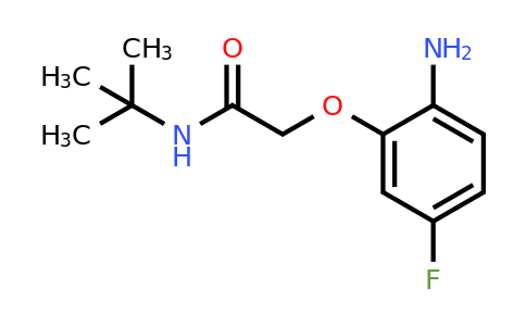 CAS 926266-56-0 | 2-(2-Amino-5-fluorophenoxy)-N-tert-butylacetamide