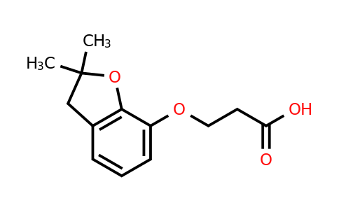 CAS 926268-51-1 | 3-[(2,2-Dimethyl-2,3-dihydro-1-benzofuran-7-yl)oxy]propanoic acid