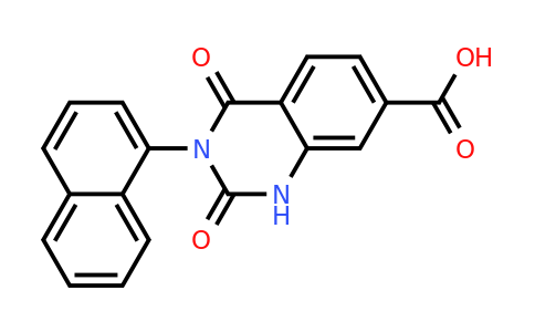 CAS 926268-91-9 | 3-(Naphthalen-1-yl)-2,4-dioxo-1,2,3,4-tetrahydroquinazoline-7-carboxylic acid