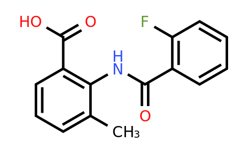 CAS 926269-36-5 | 2-(2-Fluorobenzamido)-3-methylbenzoic acid